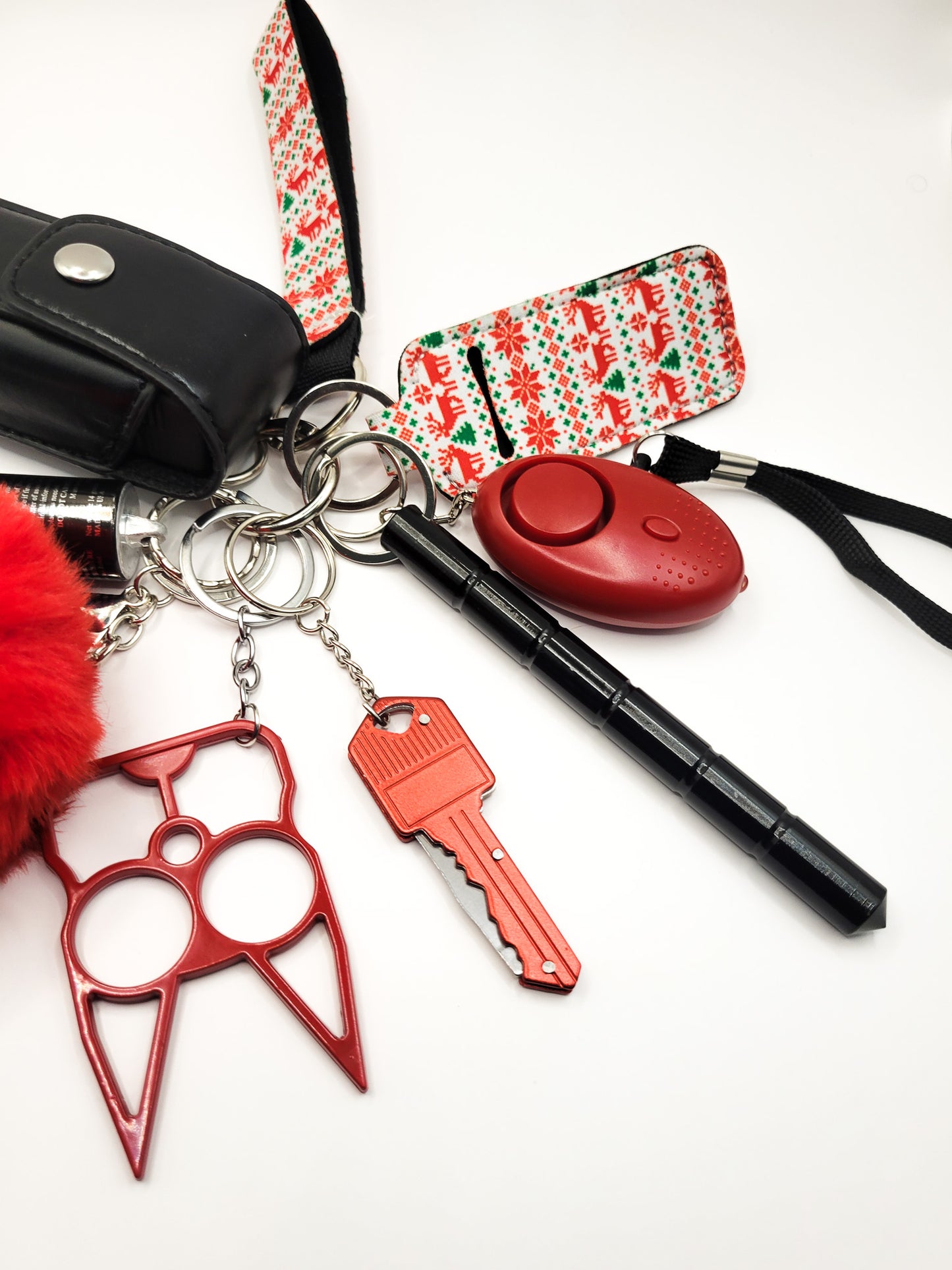 Holiday Self-Defense Keychain Gift Set (Merry & Bright)