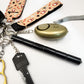Holiday Self-Defense Keychain Gift Set (Holly Jolly Santa)