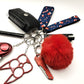 Holiday Self-Defense Keychain Gift Set (Candy Cane Day)