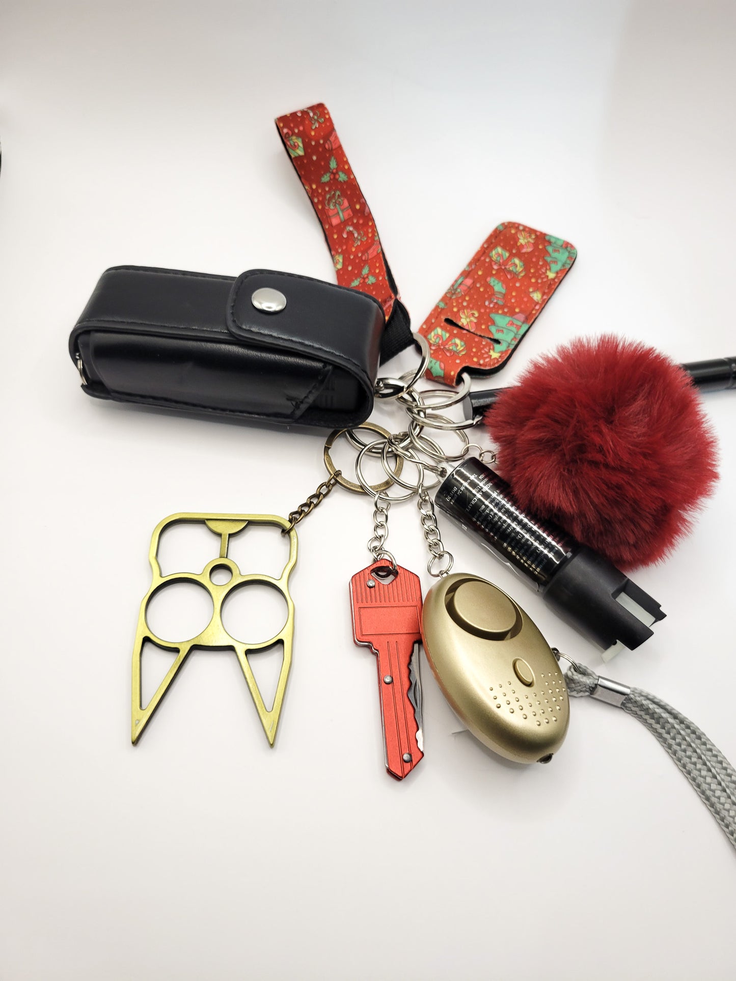 Holiday Self-Defense Keychain Gift Set (O Christmas Tree)