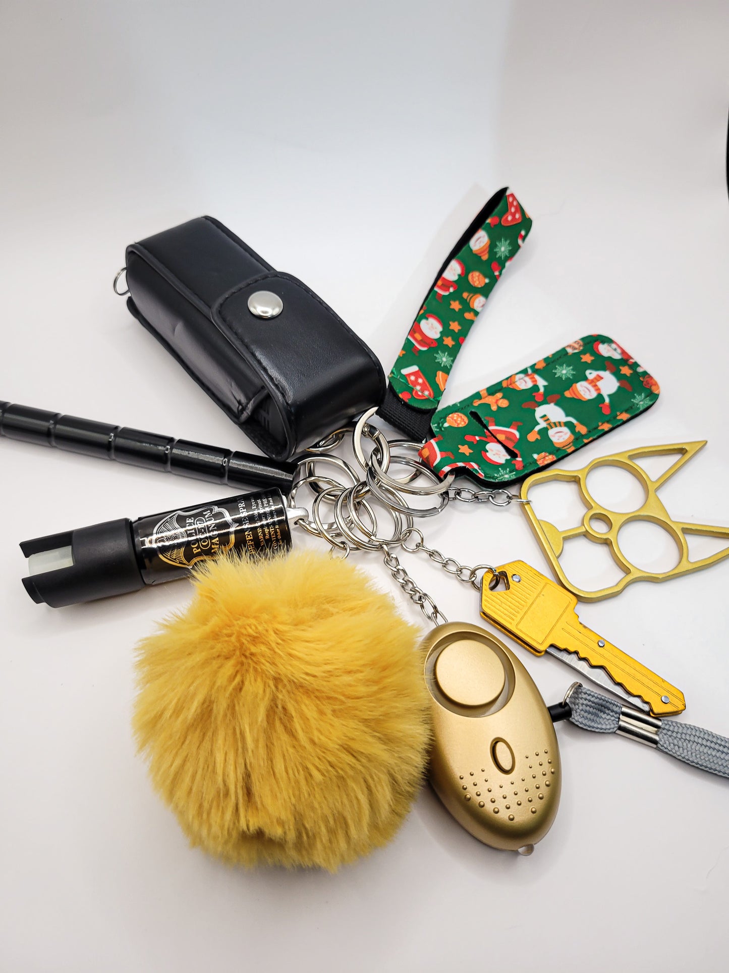 Holiday Self-Defense Keychain Gift Set (Santa’s North Pole Treasures)