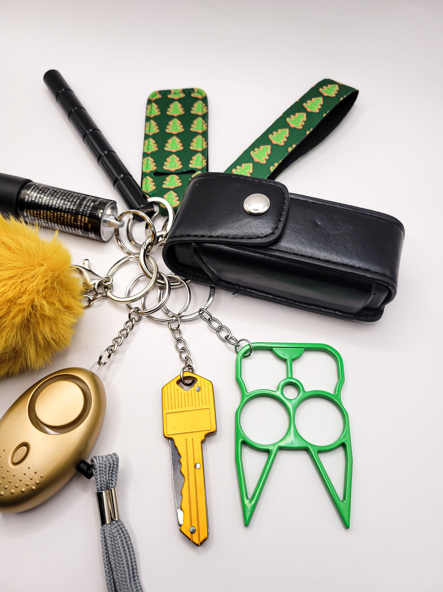 Holiday Self-Defense Keychain Gift Set (Evergreen Joy)
