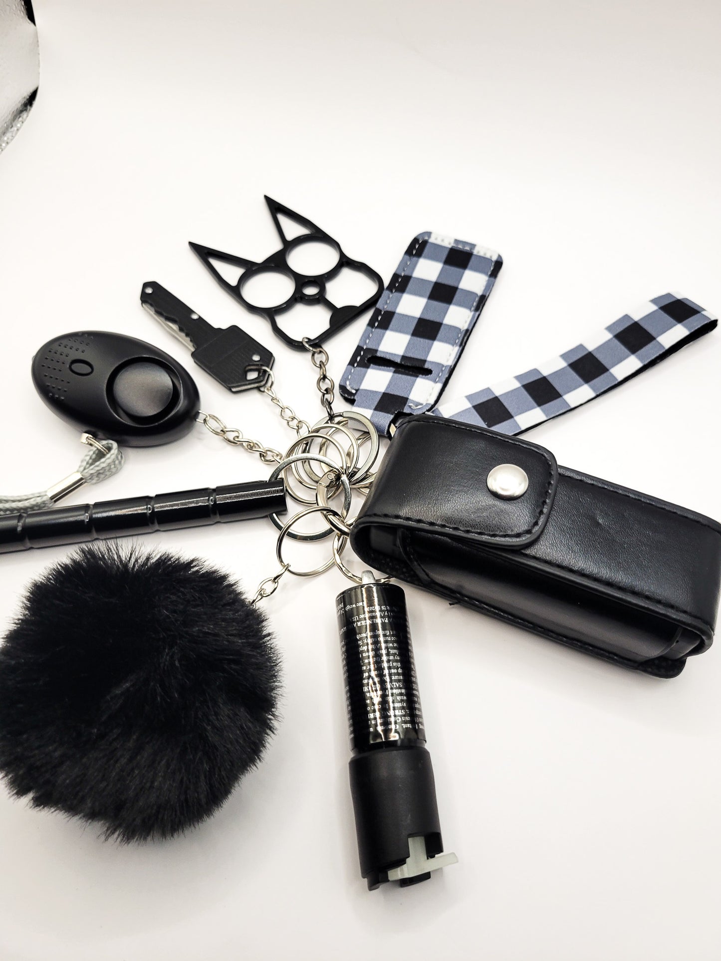 Holiday Self-Defense Keychain Gift Set (Winter Flannel Bliss)