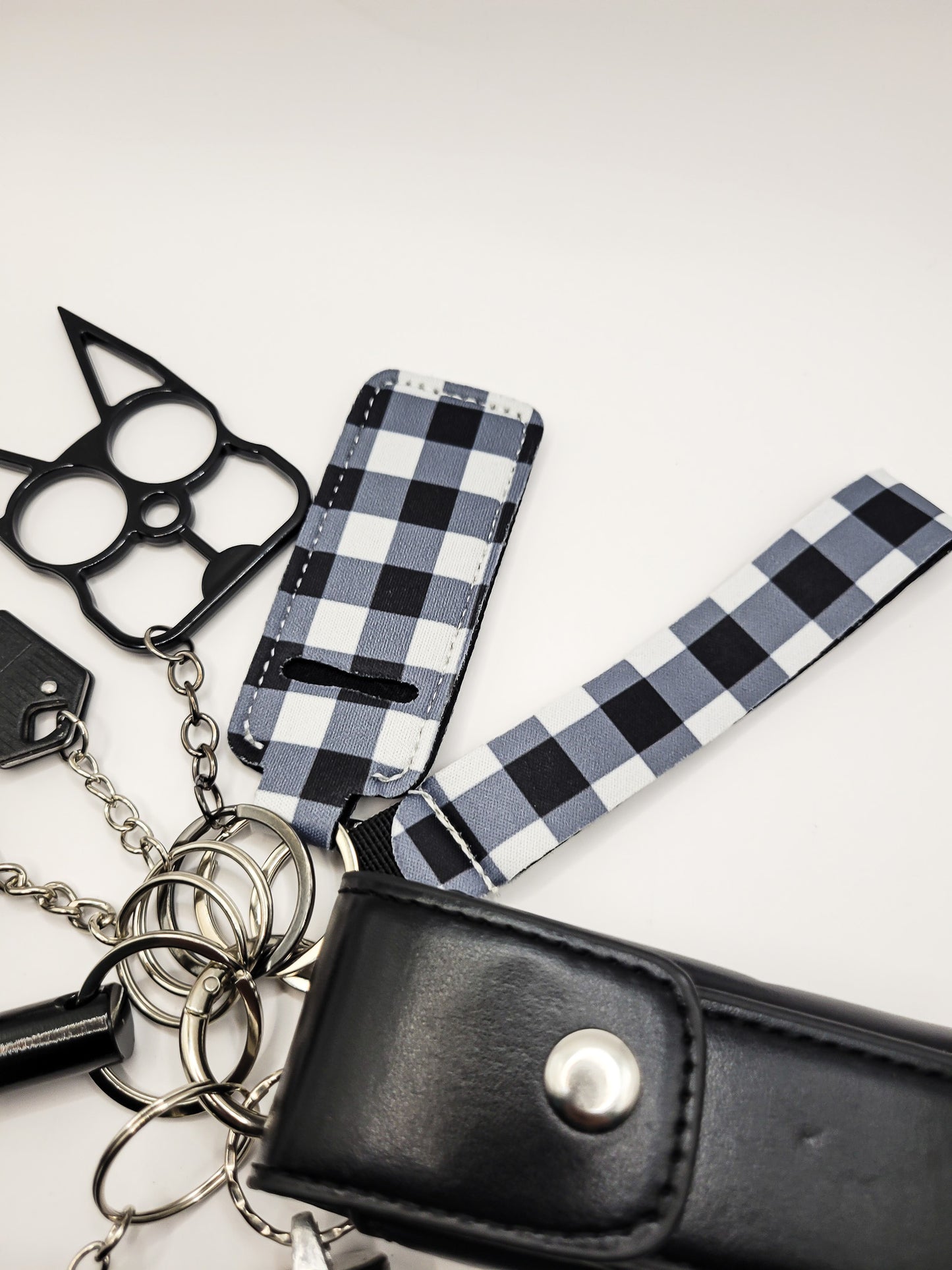Holiday Self-Defense Keychain Gift Set (Winter Flannel Bliss)
