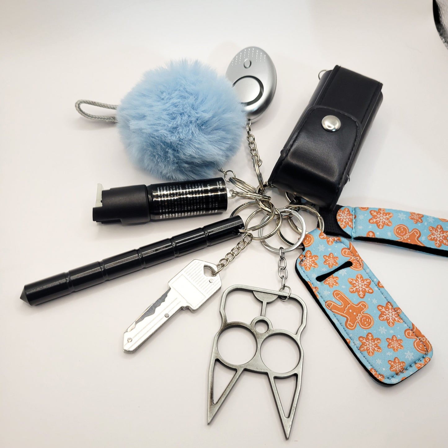 Holiday Self-Defense Keychain Gift Set (Gingerbread Guardian)