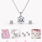 Cubic Zirconia Necklace & Earring Set