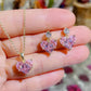 ENCHANTED CZ Heart Pendant Set
