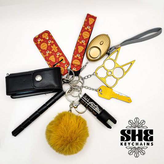 Holiday Self-Defense Keychain Gift Set (Jolly Treats)