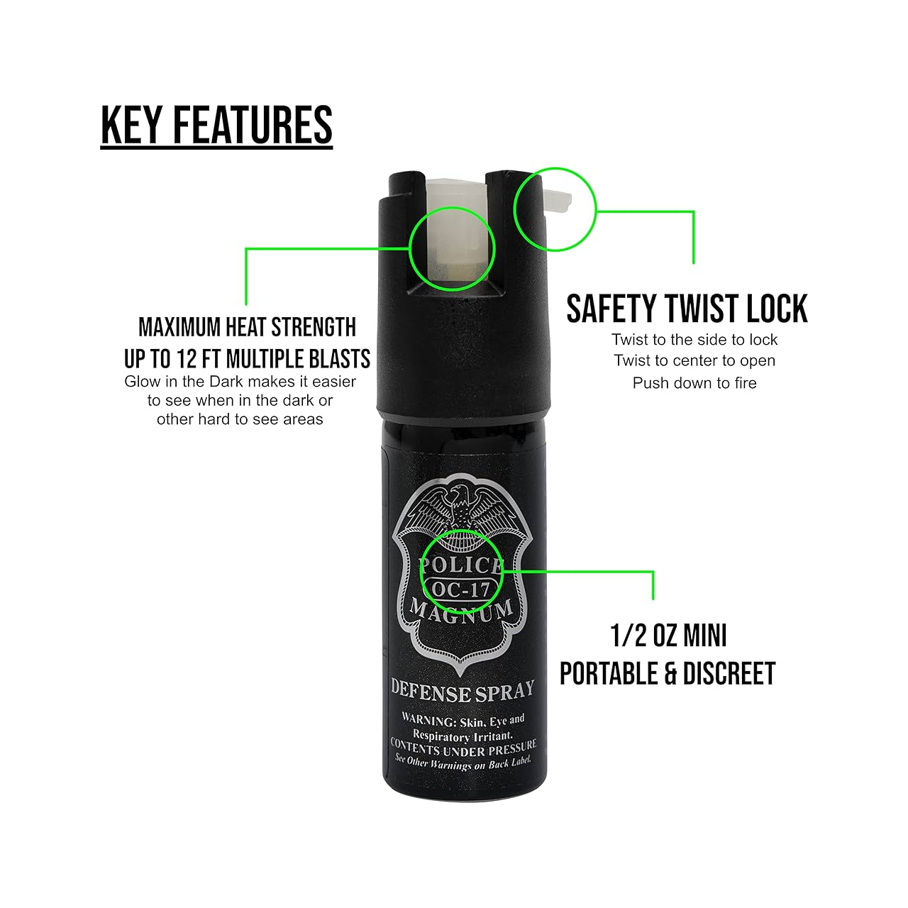Self-Defense Keychain Gift Set (HEART & KEY)