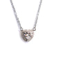 Diamond Cut Heart Necklace and Earring Set
