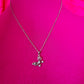 Cubic Zircon Hollow Butterfly Pendant