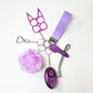 KIYA 6-Piece Self-Defense Keychain (Purple)