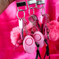 KIYA 6-Piece Self-Defense Keychain (Hot Pink)