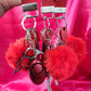 KIYA 6-Piece Safety Keychain (Red)