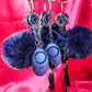 KIYA 6-Piece Self-Defense Keychain (Navy Blue)
