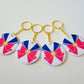 Sailor Moon Uniform Inspired Resin Keychain Charms