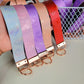 Faux Leather Butterfly Keyfob Wristlet