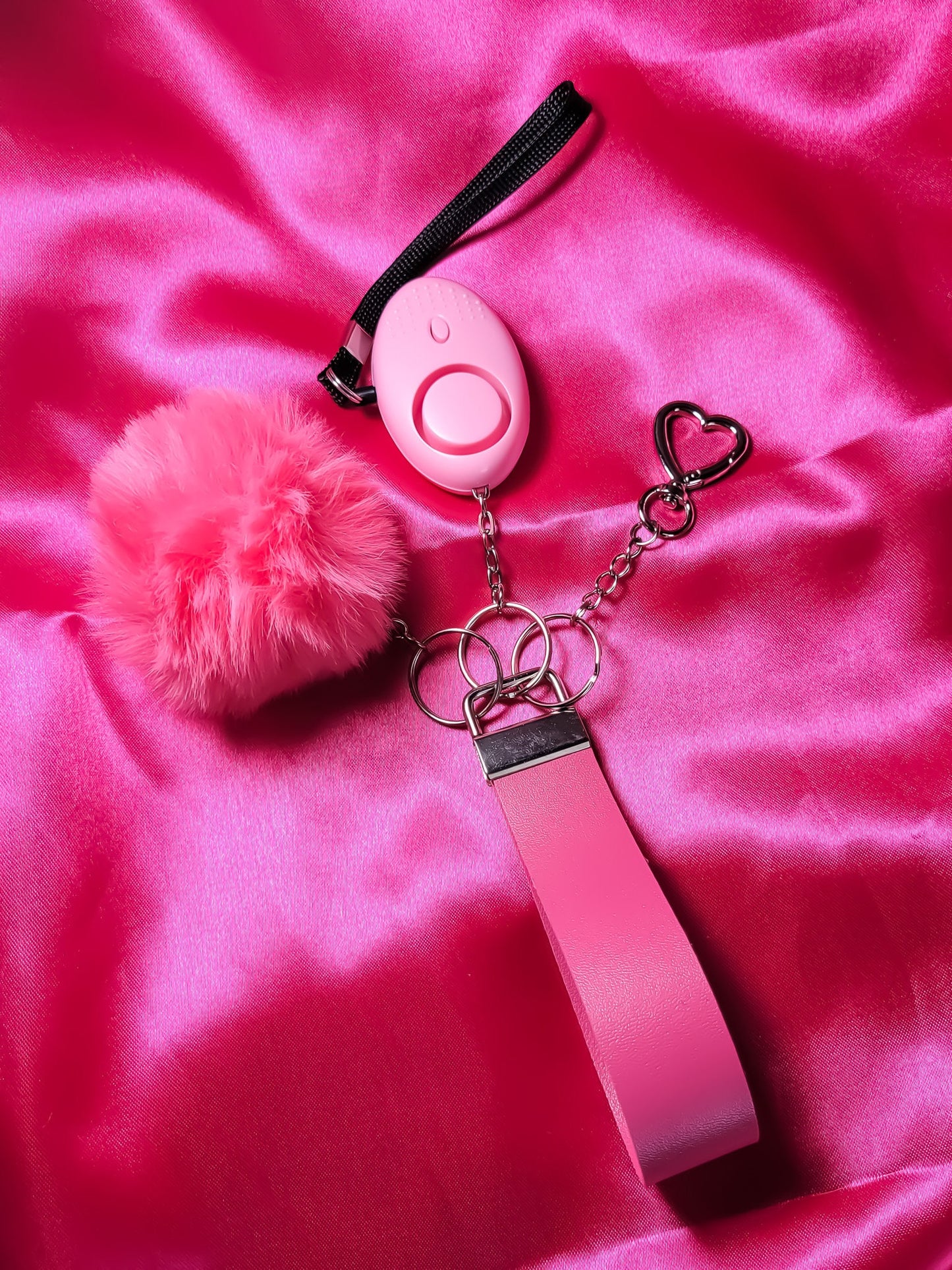 4-in-1 Safety Keychain with Personal Safety Alarm