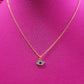 18k Gold Evil Eye Dainty Necklace, Cubic Zirconia Pendant Choker, Evil Eye Diamond Jewelry, Gold Dainty Necklace, Gifts for Her