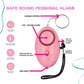4-in-1 Safety Keychain with Personal Safety Alarm
