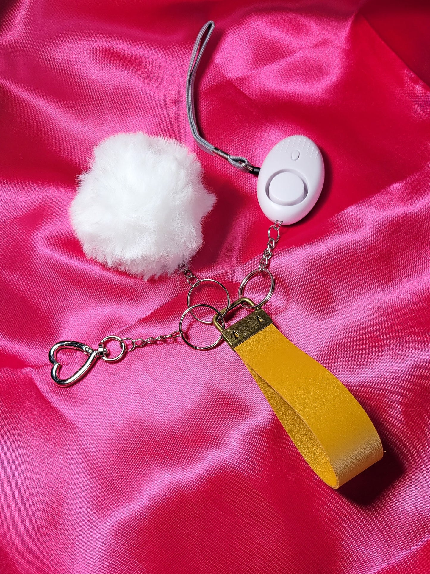 4-in-1 Safety Keychain with Personal Safety Alarm