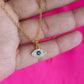 18k Gold Evil Eye Dainty Necklace, Cubic Zirconia Pendant Choker, Evil Eye Diamond Jewelry, Gold Dainty Necklace, Gifts for Her