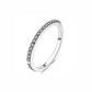 Cubic Zirconia Stackable Ring | Silver, Rose Gold, Gold | S925 Sterling Silver | Minimalist Aesthetic