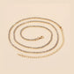 Gold Rhinestone Adjustable Waist Chain | Beach Wear, Luxury