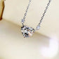 Enchanted Cubic Zirconia Heart Silver Pendant Necklace | Fairycore, Fairytopia, Princesscore